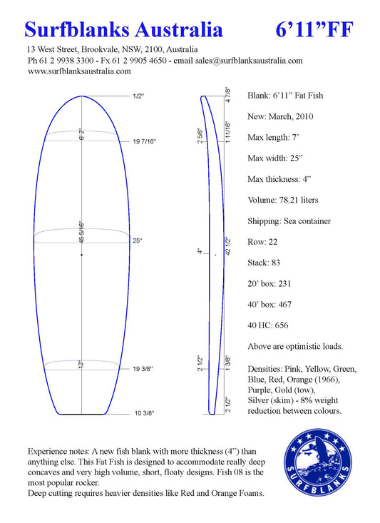 PU 6'11" Fish