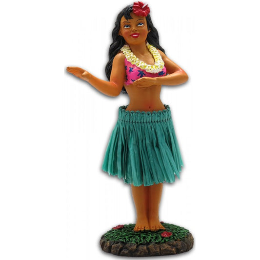 Hawaiian Hula Girl Miniature Doll