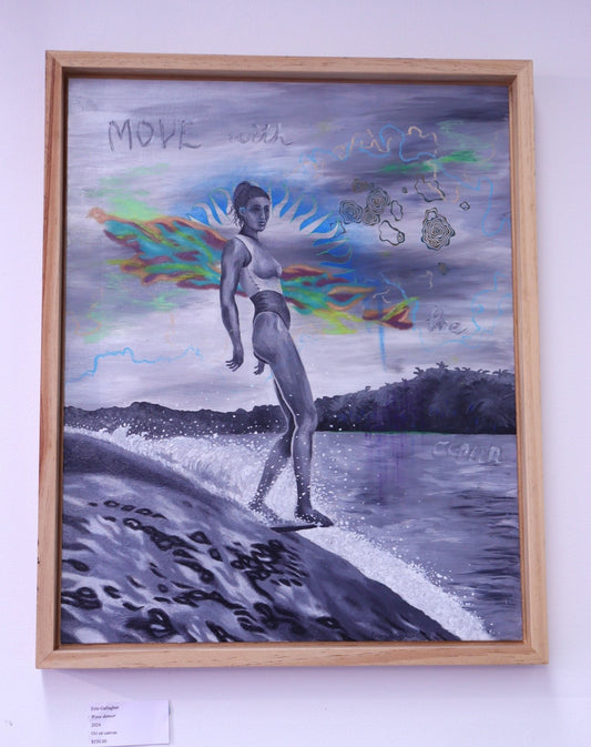 Surf Art by Erin Gallagher Titled Wave dancer